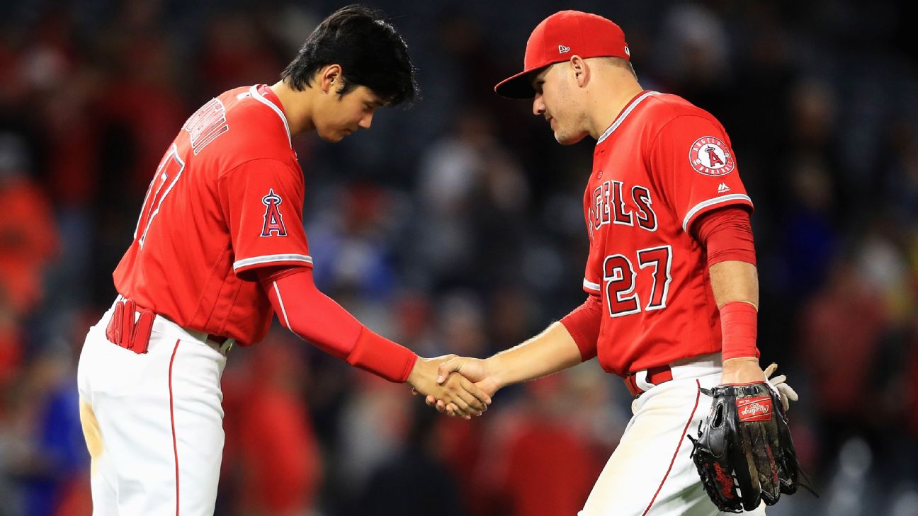 Mike Trout Shohei Ohtani Latest Teammates To Face Off In International