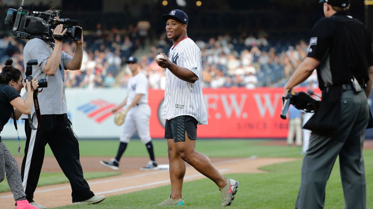 Giants' Saquon Barkley involved in Pro Bowl Games dodgeball drama 