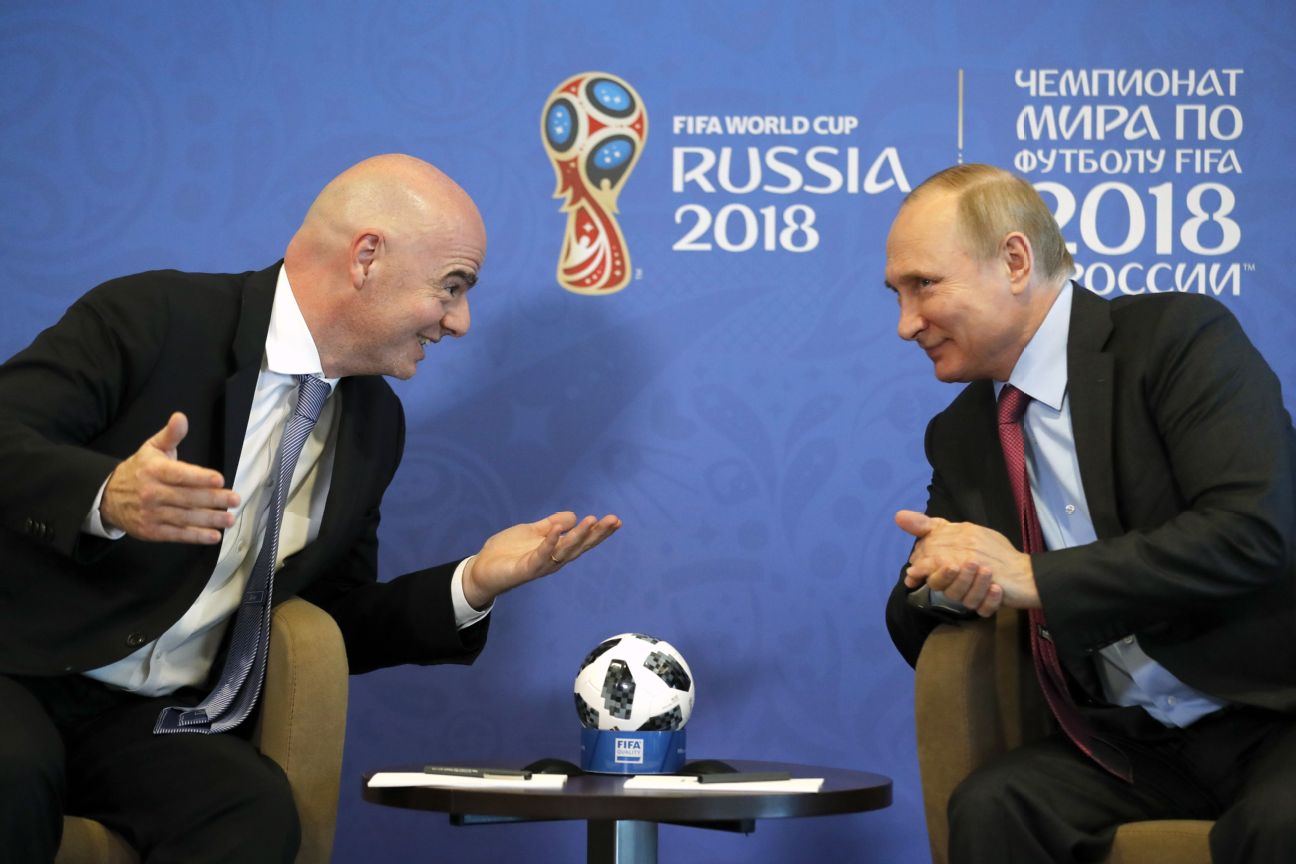 FIFA ủng hộ việc dỡ lệnh cấm Nga khỏi các giải đấu quốc tế 3 Gianni Infantino favors lifting FIFA's ban on Russia - ESPN
