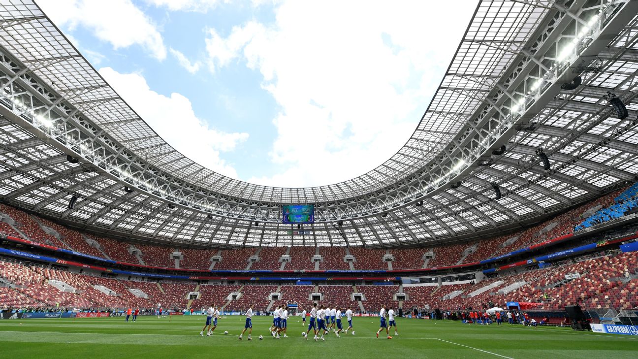 RÚSSIA 5 X 0 ARÁBIA SAUDITA - COPA 2018 - 1ª RODADA FASE DE GRUPOS