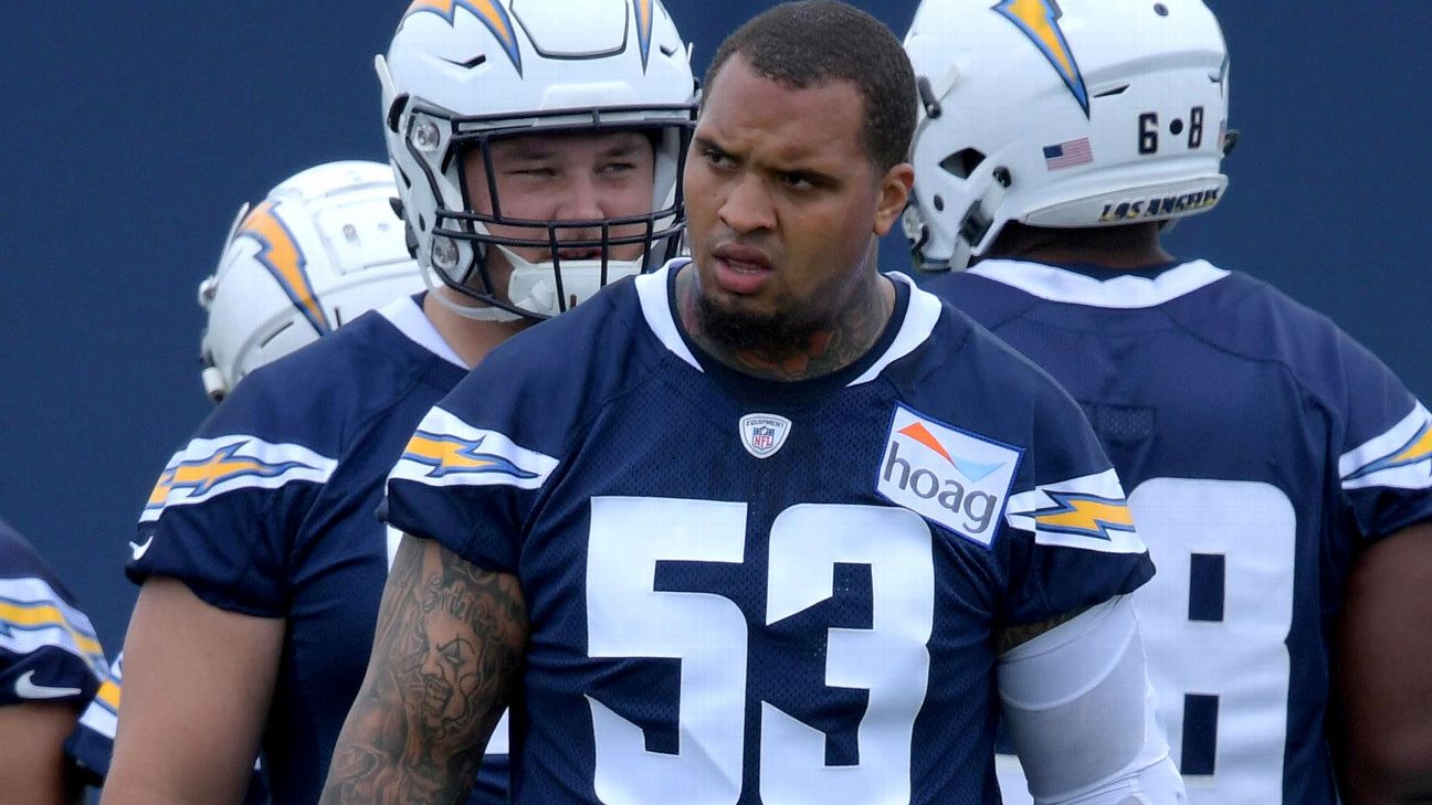 Chargers center Mike Pouncey (hip) out for the season – Orange County  Register