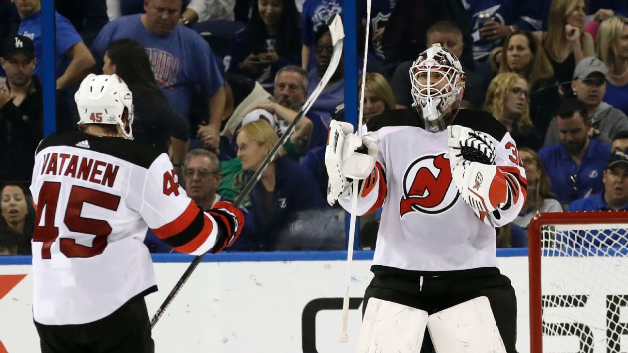 Backup goalie Eddie Lack staying with Devils on oneyear deal ABC7