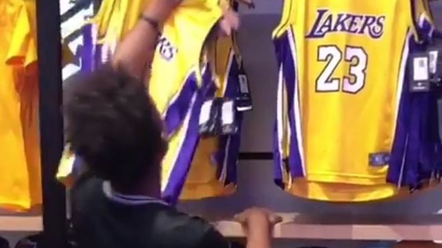 LeBron James Lakers jerseys sold 