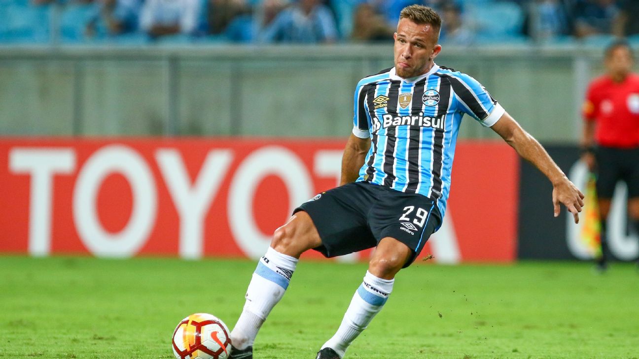 Contrato com Barça prevê bônus ao Grêmio se Arthur disputar Bola