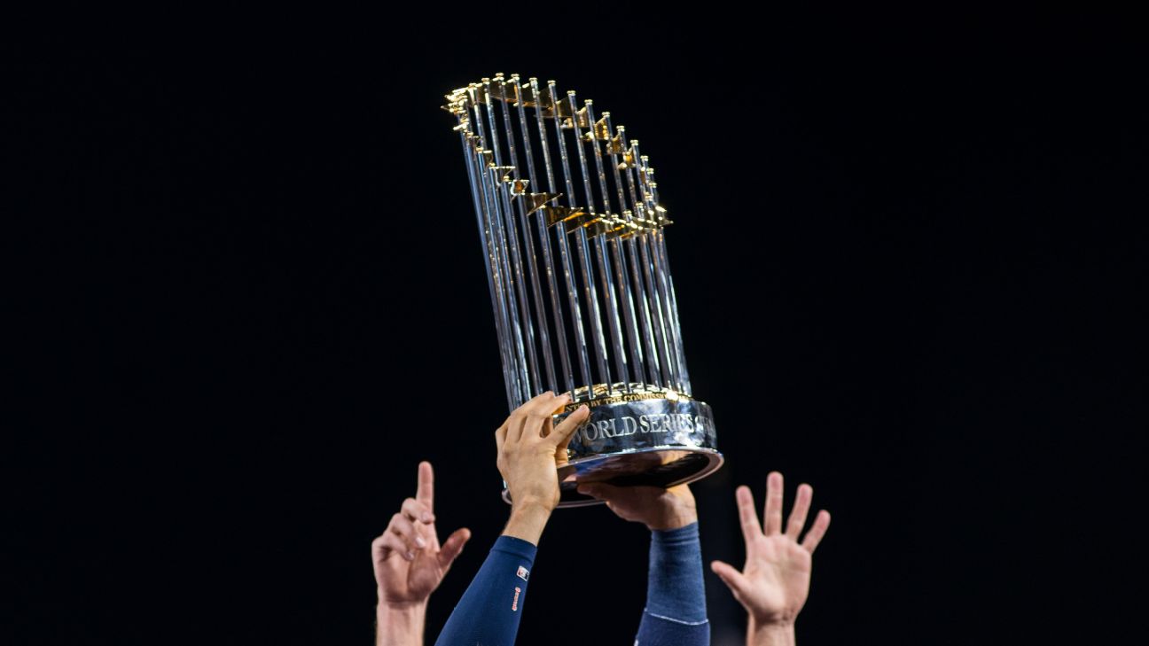 red sox world series trophy