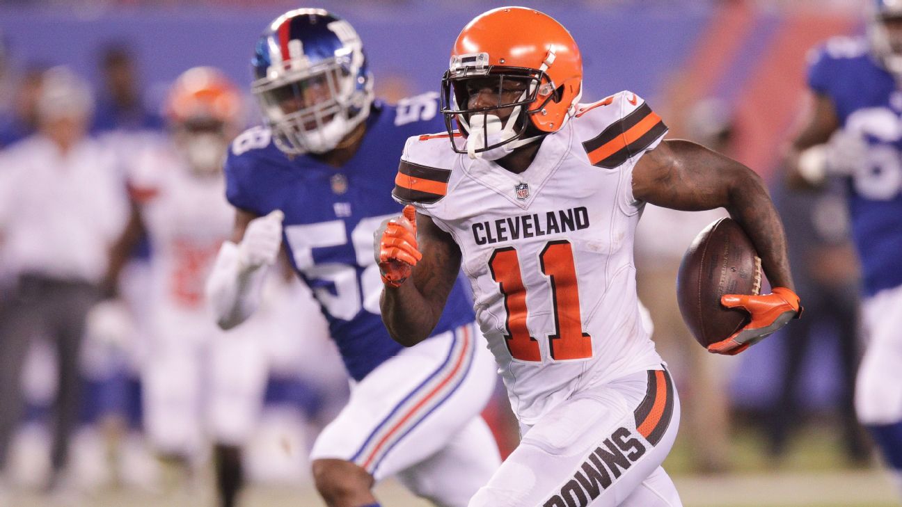 Browns rookie WR Callaway had bullets, gun parts in car