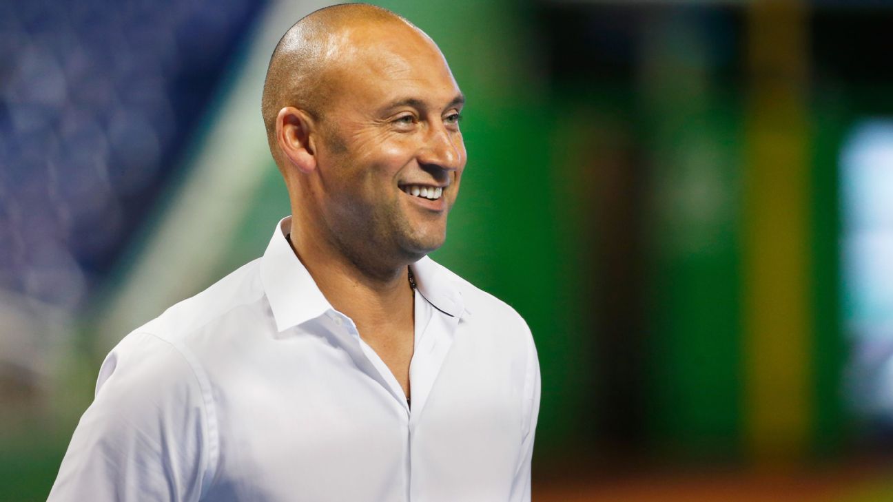 Get lost in the bronze eyes on Derek Jeter's future Hall of Fame