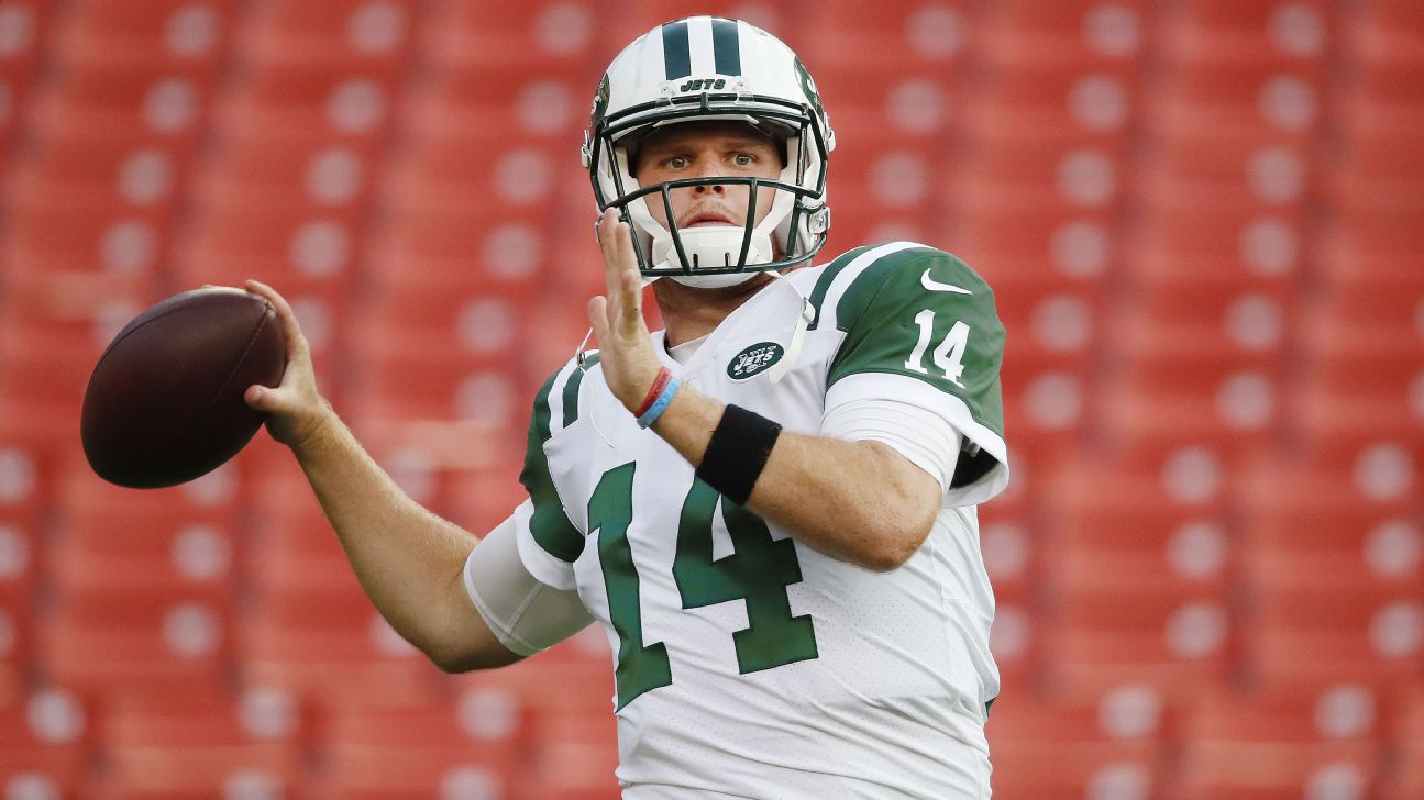 Jets QB Sam Darnold caps firsthalf appearance with red zone INT ABC7