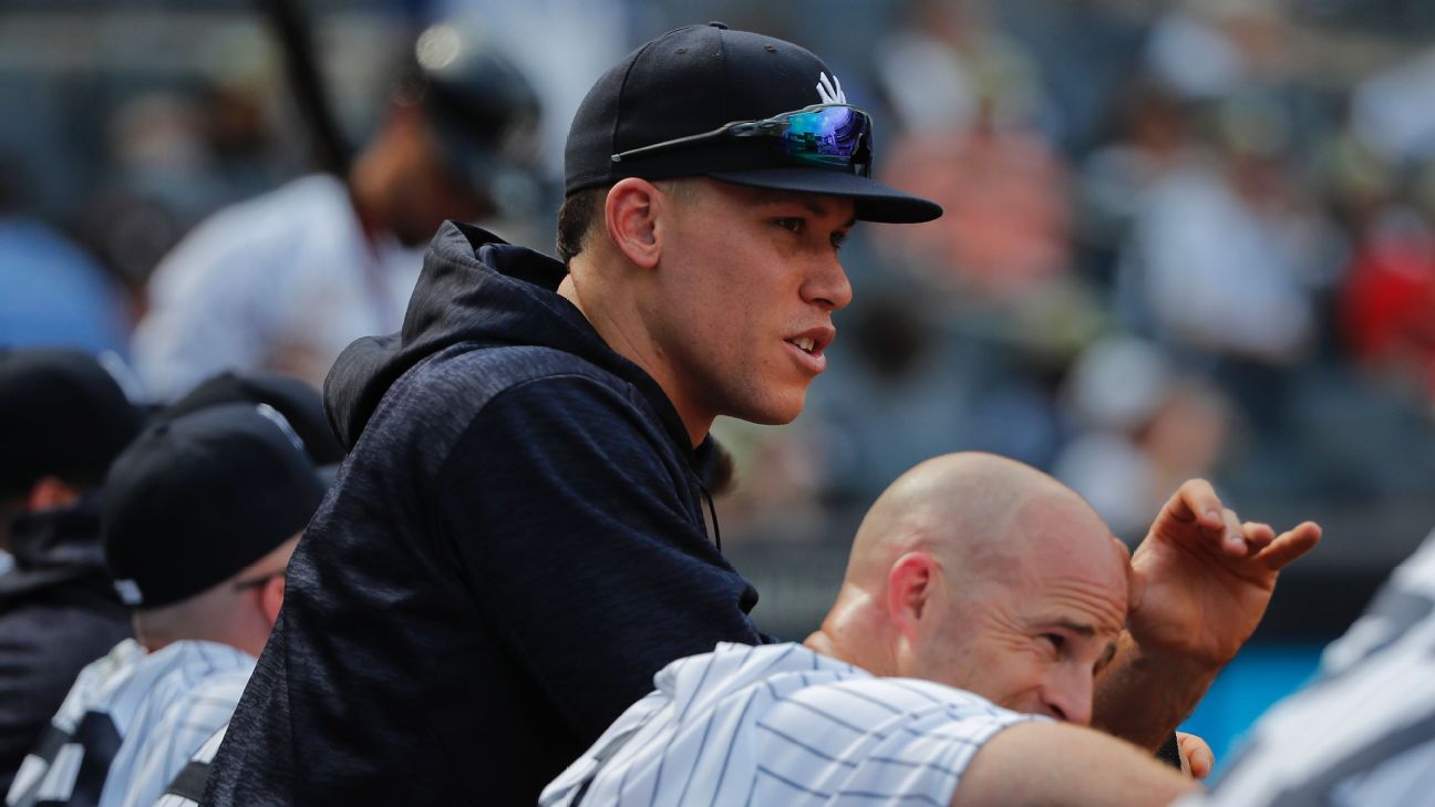 Aaron Judge isn't pain-free and still can't swing a bat yet