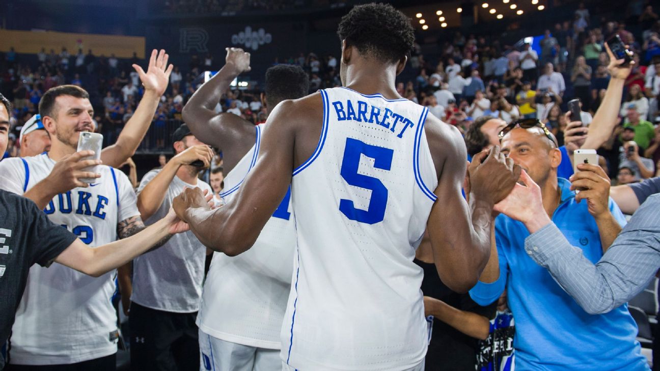 rj barrett duke jersey