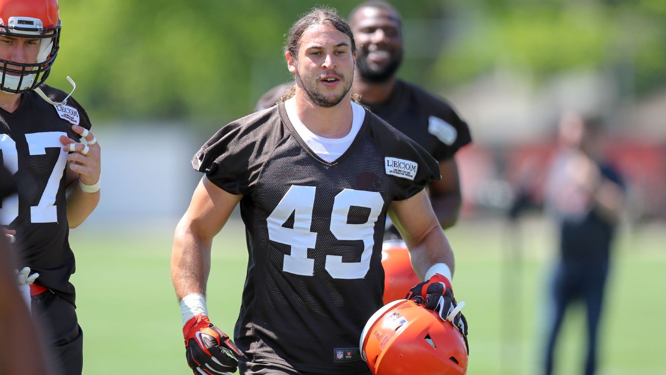 Browns cut 'Hard Knocks' star Cajuste, 18 others