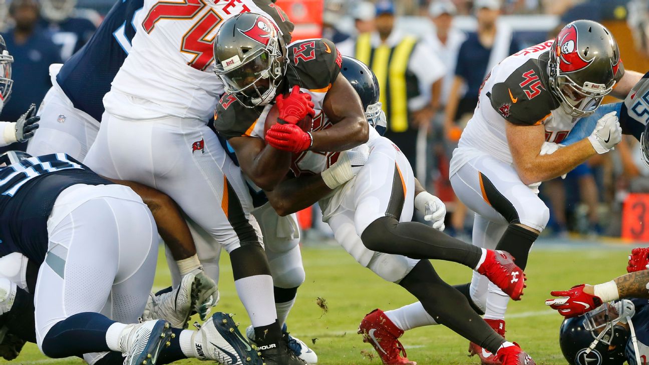 Peyton Barber the Bucs' clear No. 1 at running back for now - ESPN