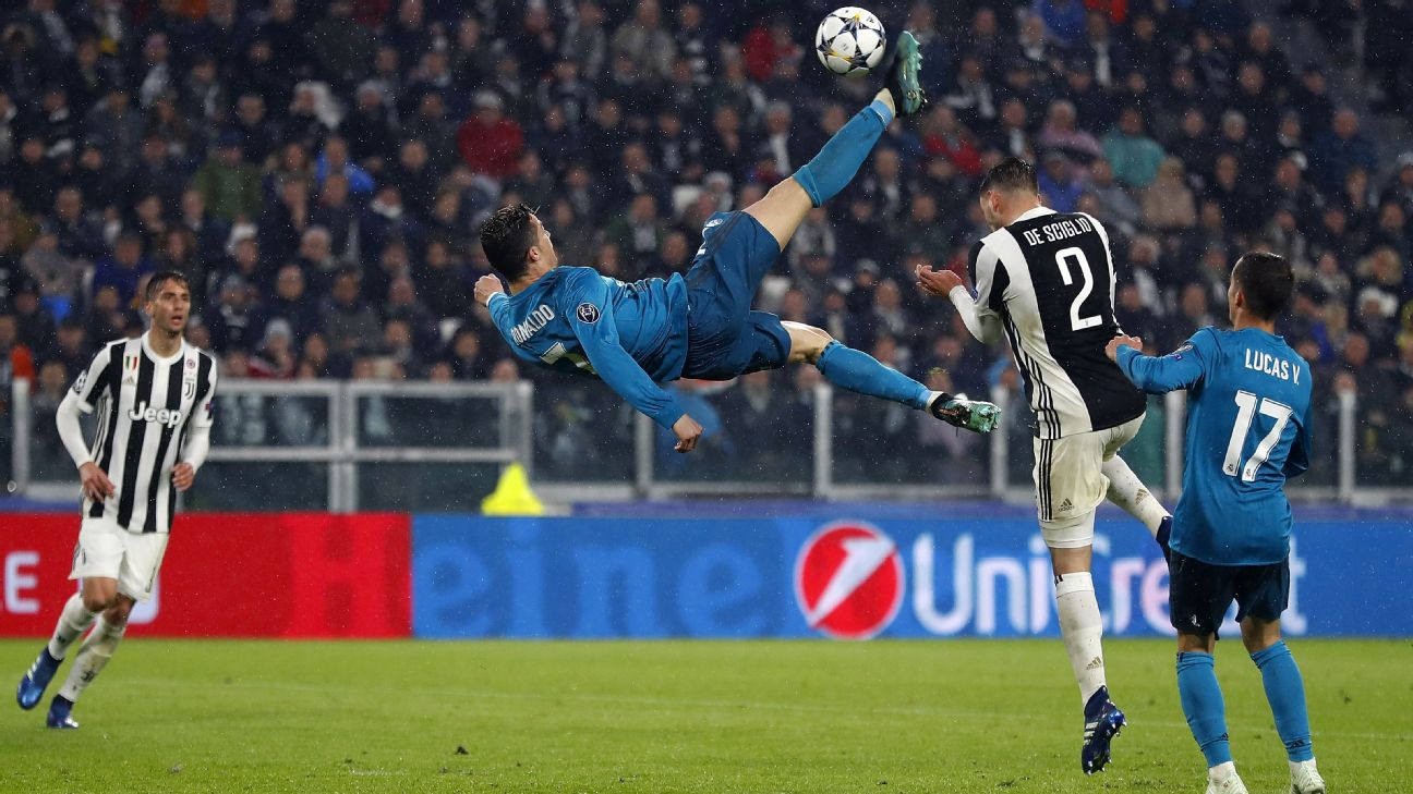 Cristiano RONALDO e o GOLO de BICICLETA à Juventus!! 