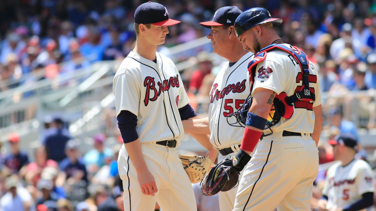 Braves' Michael Soroka done for season, won't need surgery - ESPN