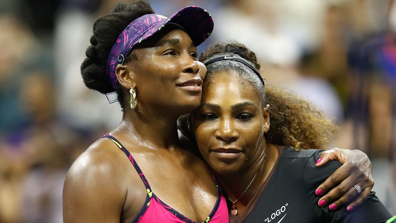 Serena Williams dominates Venus Williams in US Open third round - ESPN, image size:1296x729