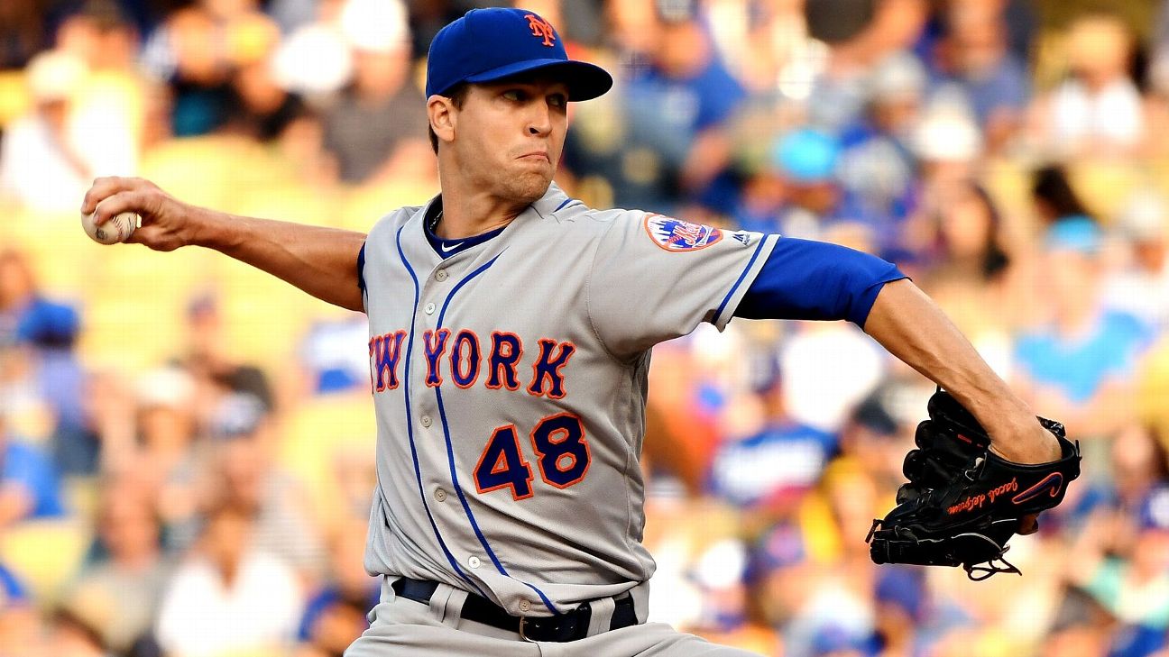 Jacob deGrom ties MLB record with 25th straight start allowing thre