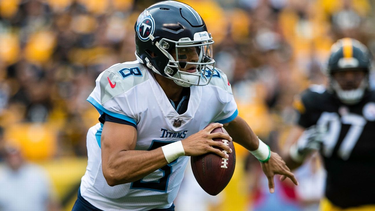 Marcus Mariota, Blaine Gabbert both likely to see action vs. Texans - ABC13  Houston