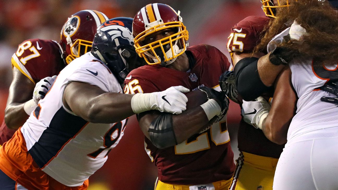 Adrian Peterson: Best week of practice since I've been with Redskins -  Washington Times