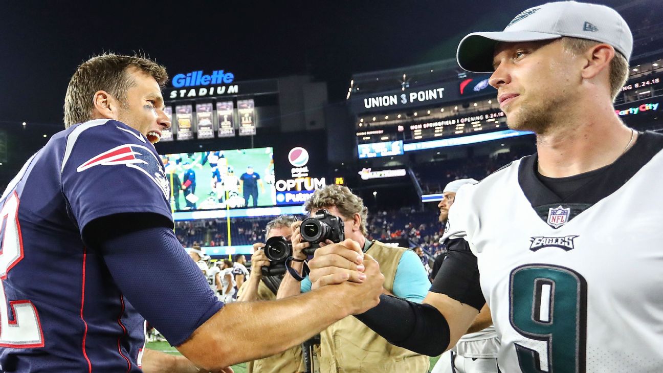 Tom Brady revisits snub of Nick Foles' handshake ahead of rematch