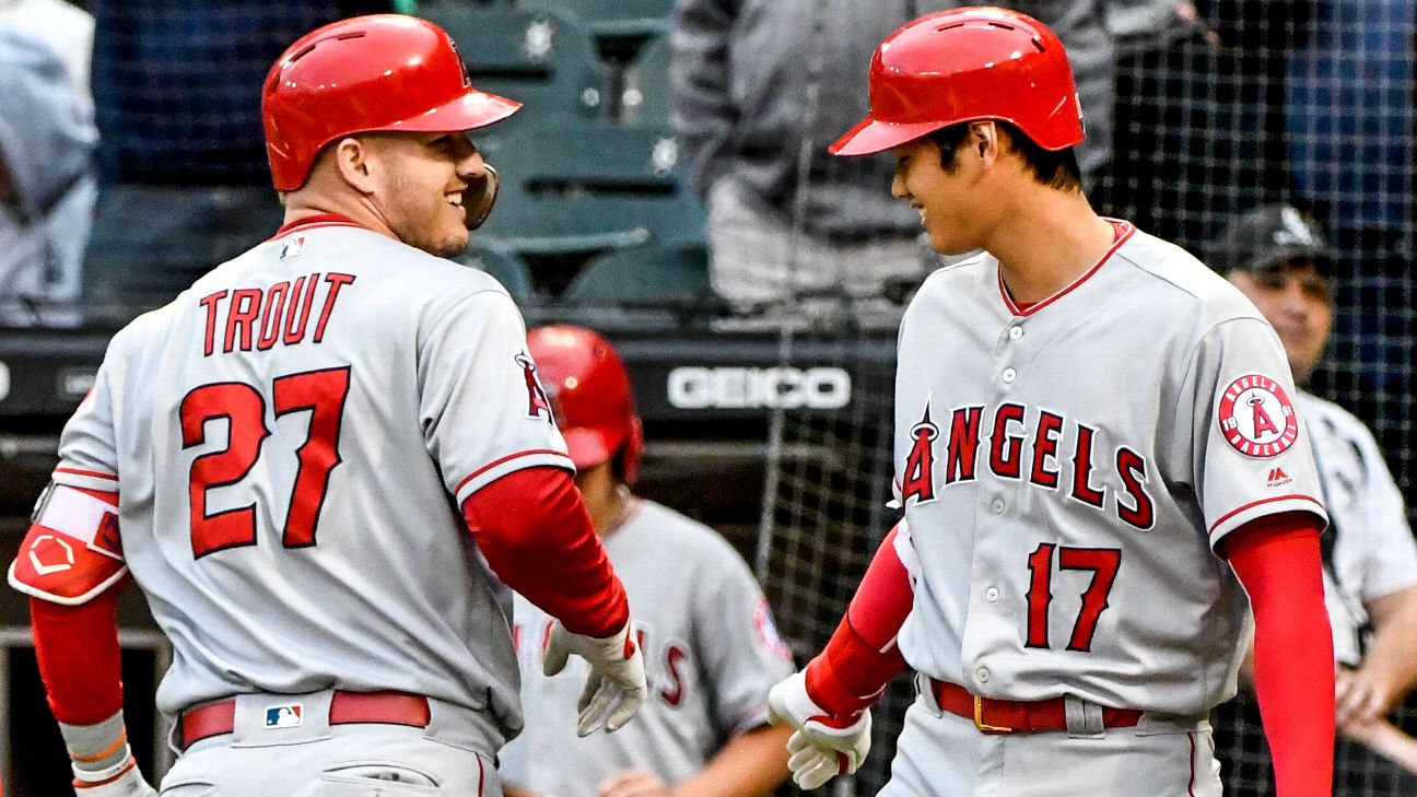 Shohei Ohtani labors on mound, but Angels still top Pirates