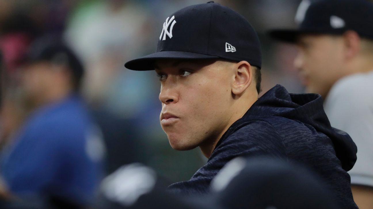 Yankees slugger Aaron Judge doesn't take batting practice Tuesday