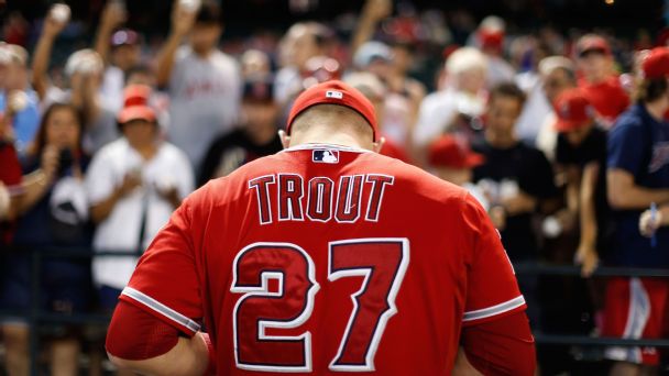 Trout ranks 10th in MLB jersey sales, behind Kiké Hernández - Washington  Times