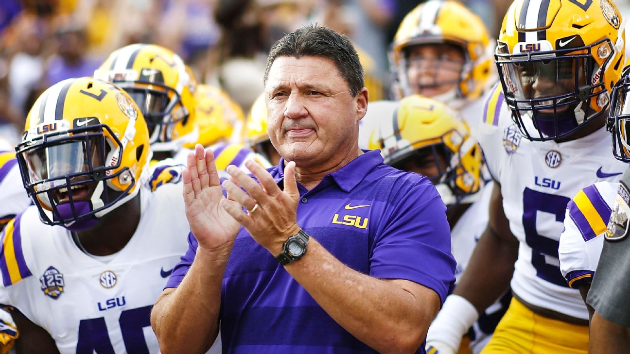 Ed Orgeron is right at home when it comes to coaching LSU - Los Angeles  Times