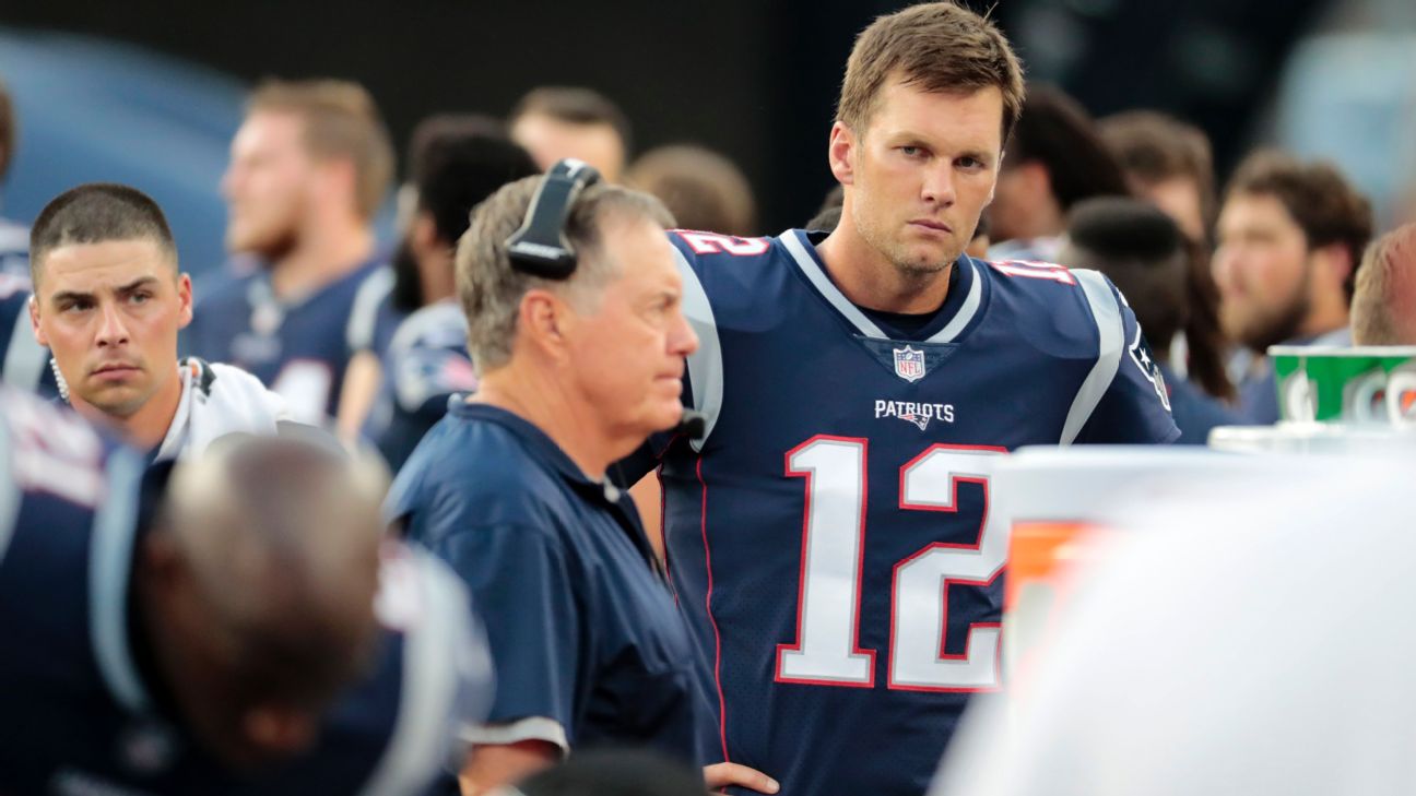 New book says Tom Brady long worried about being 'pushed out' by Bill  Belichick - ESPN