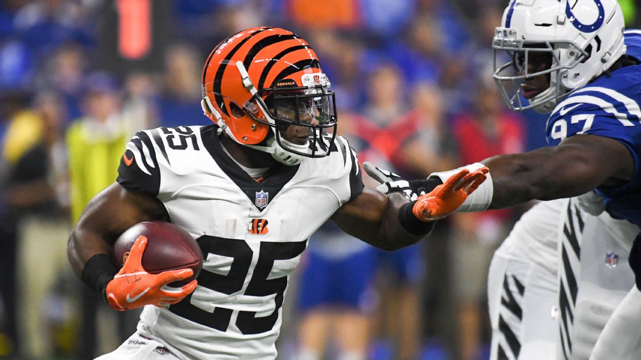 Gio Bernard makes NFL picks for the season. Bengals and Eagles are