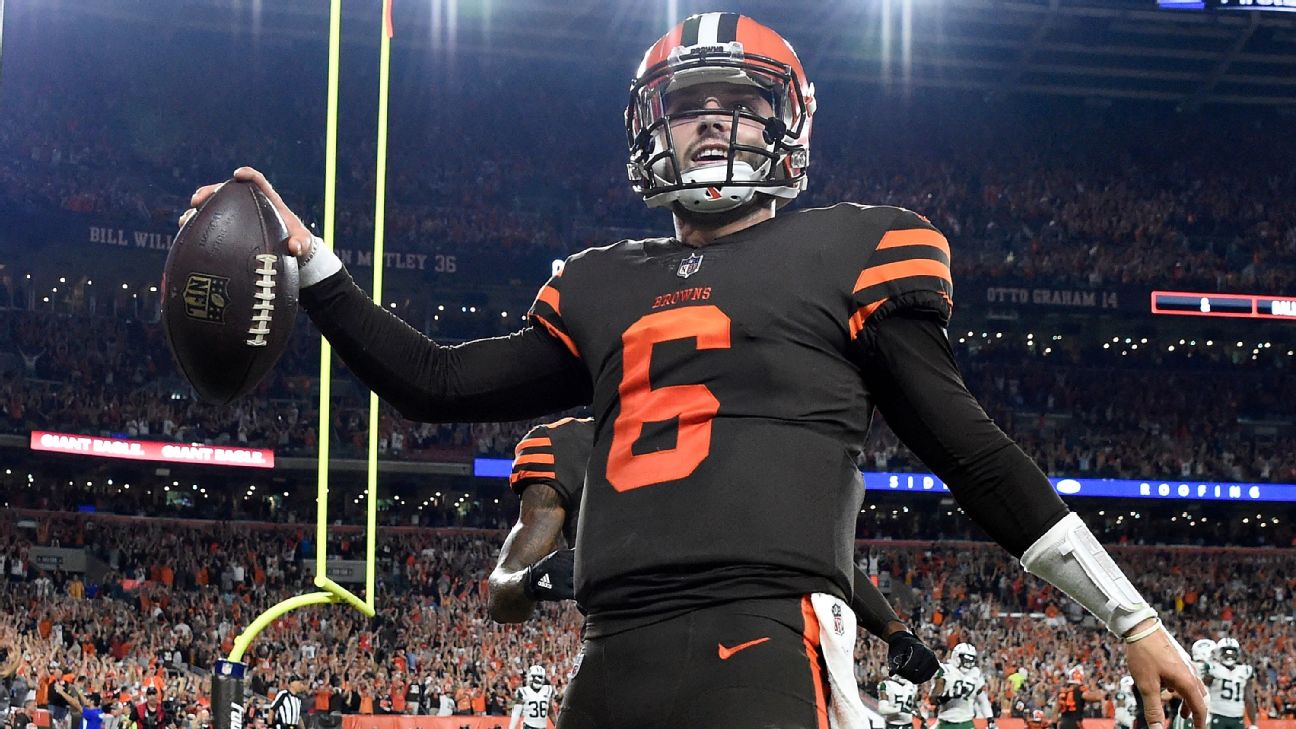 Hue Jackson won't name Baker Mayfield Browns' starting quarterback