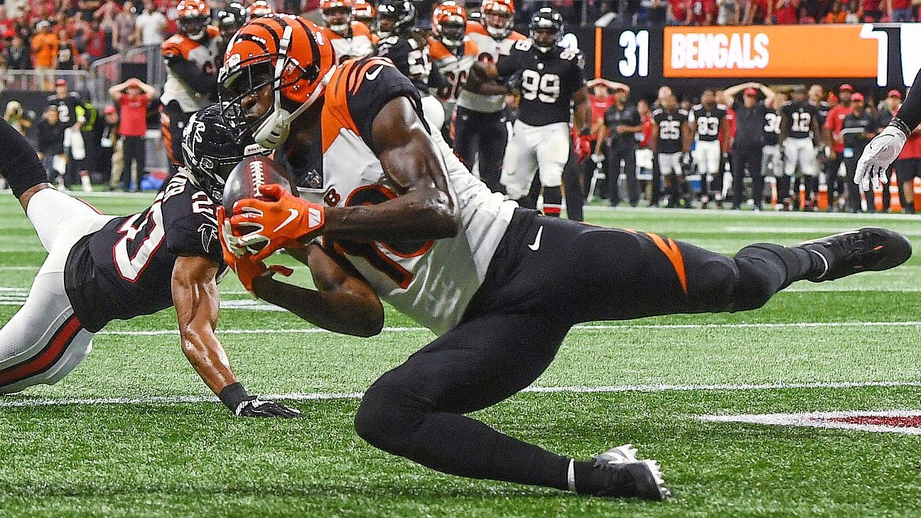 Cincinnati Bengals beat Atlanta Falcons 37-36 on late touchdown