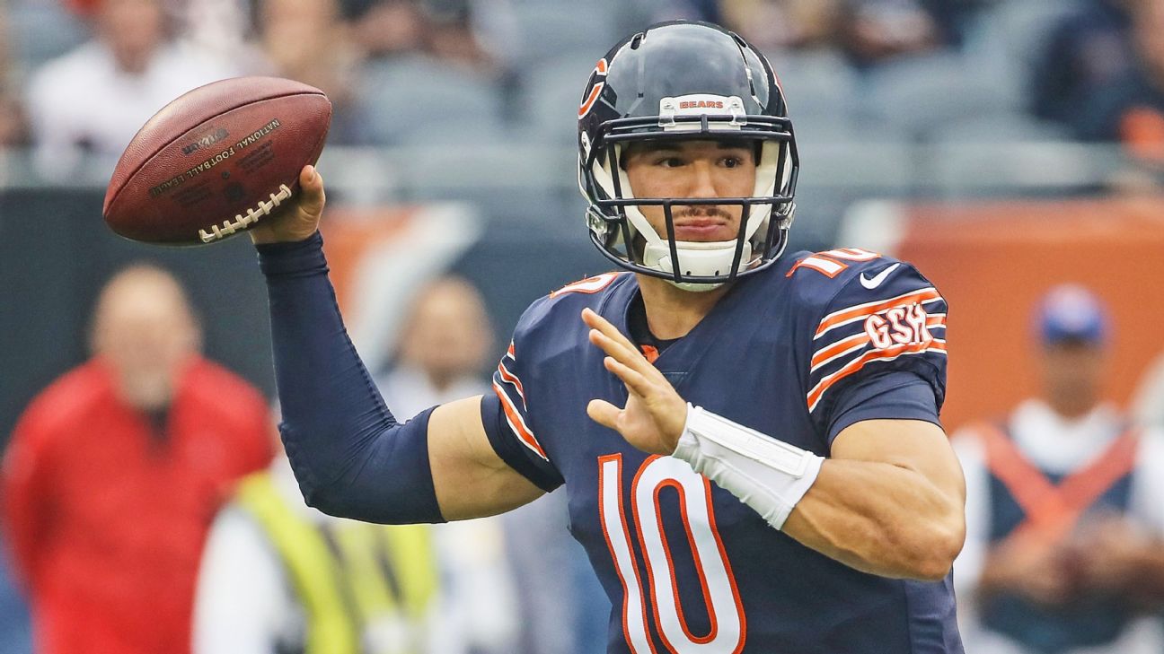 Bears' Mitch Trubisky keeping challenges in perspective