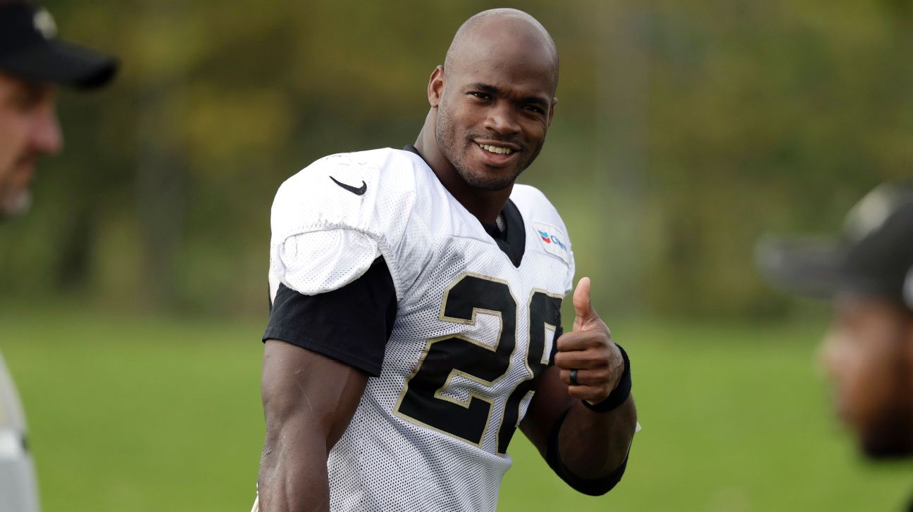 Adrian Peterson Returns to Minnesota, Grudge Match, Saints vs. Vikings