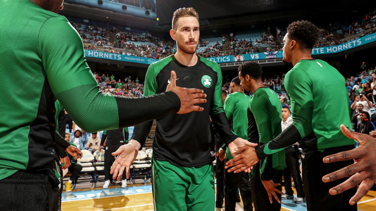 Celtics star Gordon Hayward breaks hand; out indefinitely