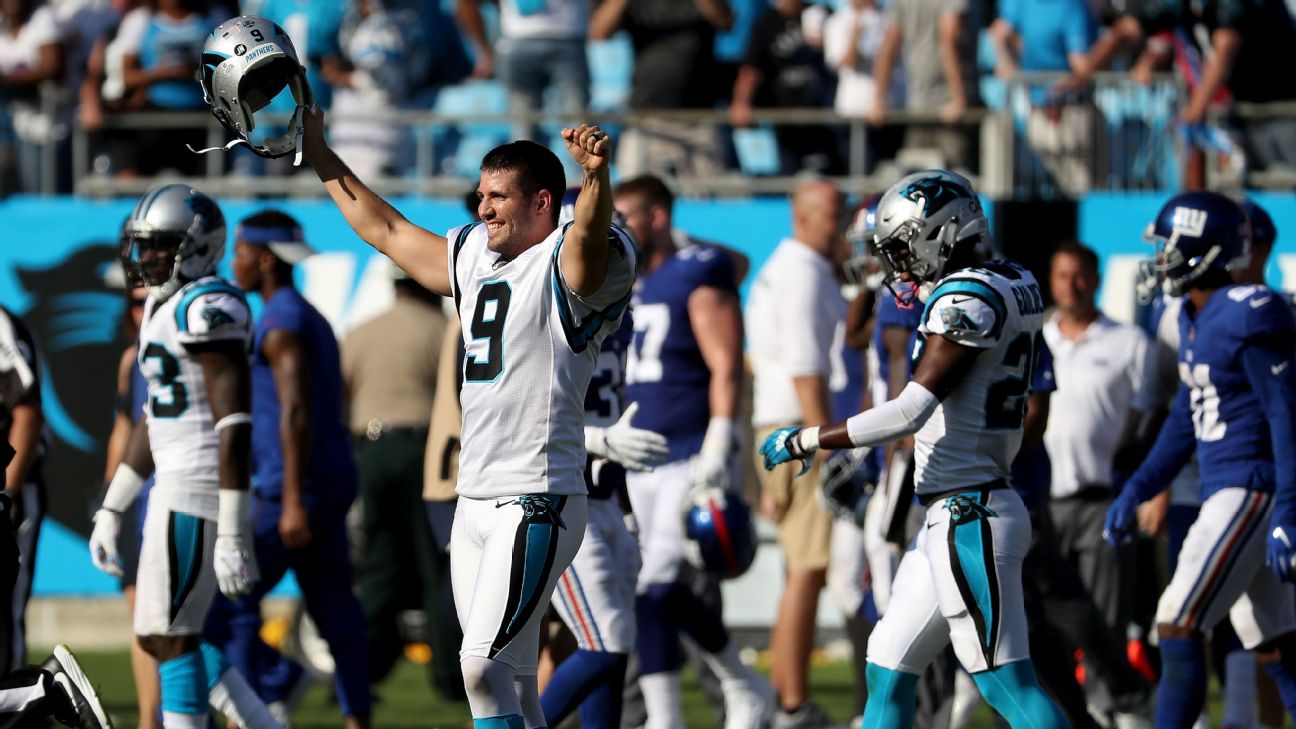 Graham Gano 56-yard field goal lifts Giants to home-opener win over  Panthers