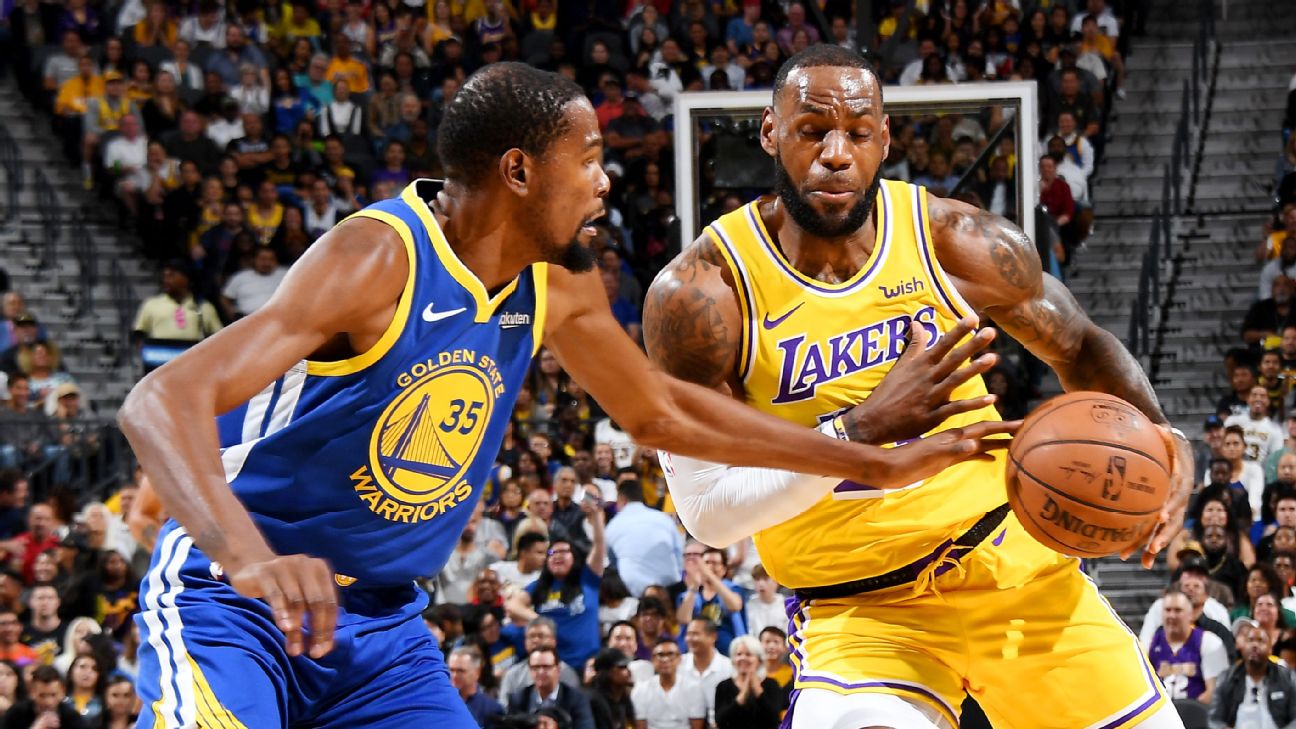 Lakers Warriors Most watched NBA Preseason Game Ever On ESPN ABC7 Los 