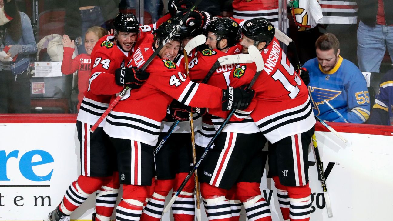 Blackhawks Beat Blues In Fifth Straight OT Game - ABC7 Chicago