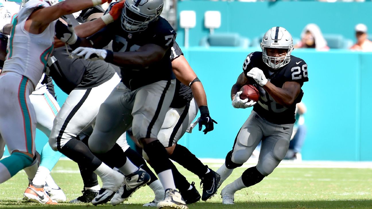 Doug Martin takes over as Raiders' starting RB: 'Still have a lot o ...