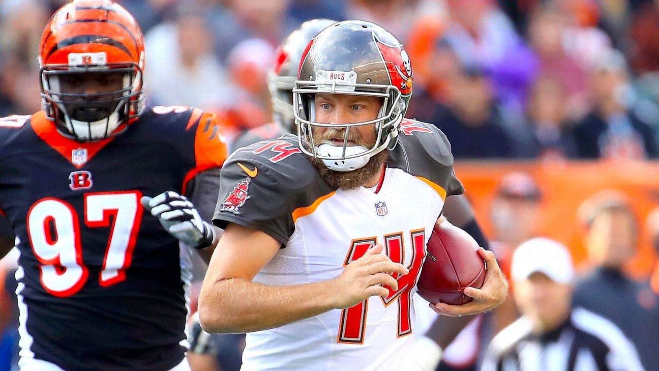 Buffalo Bills may face Bucs QB Ryan Fitzpatrick and not Jameis Winston