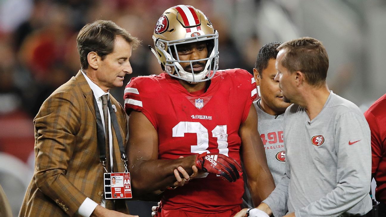 San Francisco 49ers running back Raheem Mostert looks to add to breakout  season