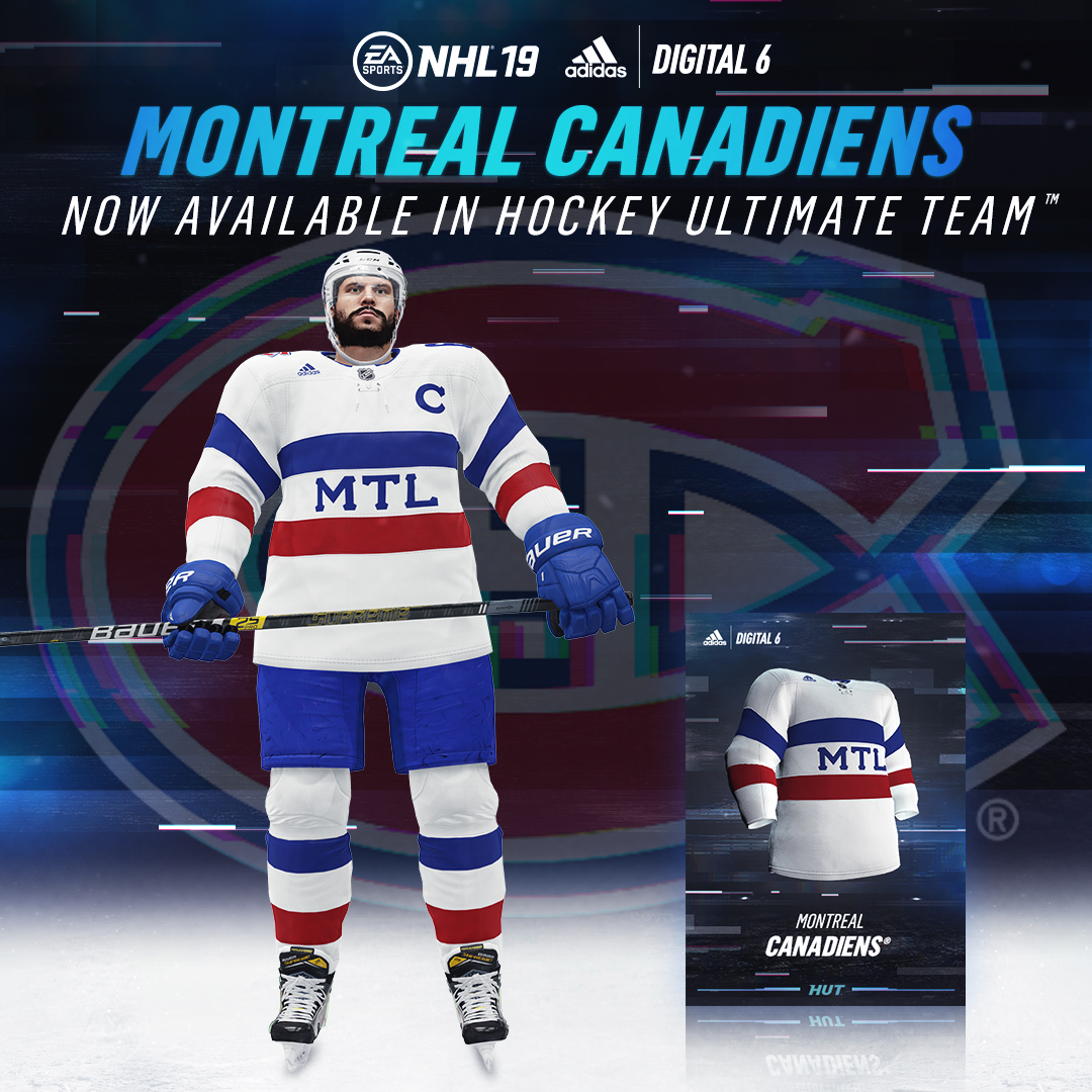 Custom jerseys for Original Six teams in NHL 19 unveiled