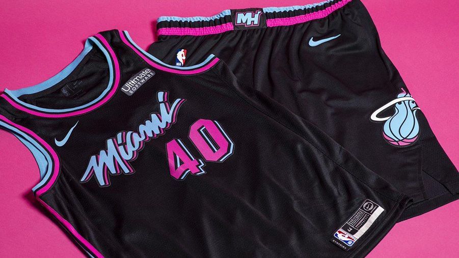 Miami Heat Officially Unveil Their Vice Uniforms
