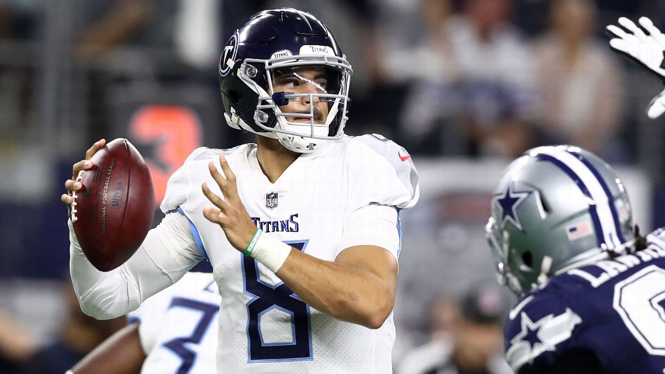 Marcus Mariota, Tennessee Titans look to end losing streak tonight 