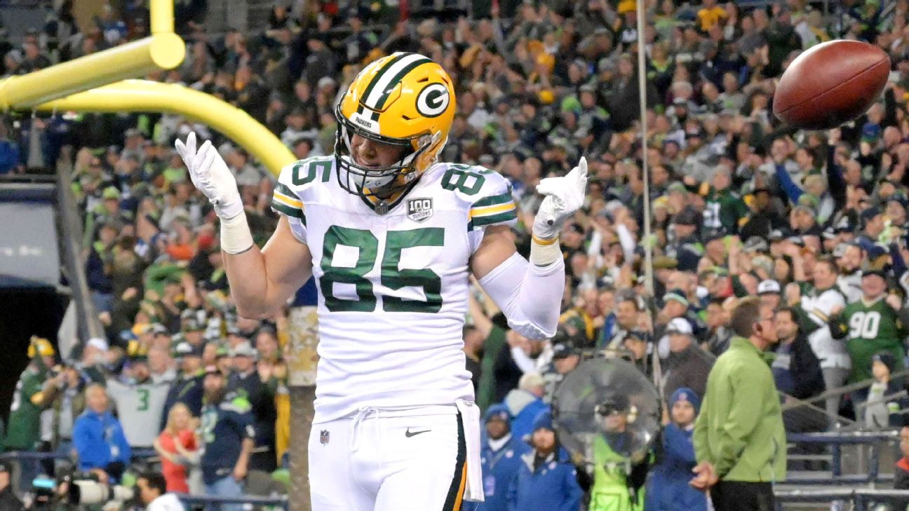 Road back from ACL tear has Packers' Robert Tonyan enjoying each day