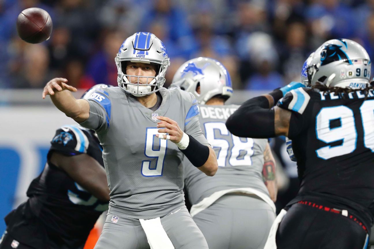 Matthew Stafford Espn / The fantasy stats at the end of each season are often high as he is one Matthew Stafford Espn / The fantasy stats at the end of each season are often high as he is one