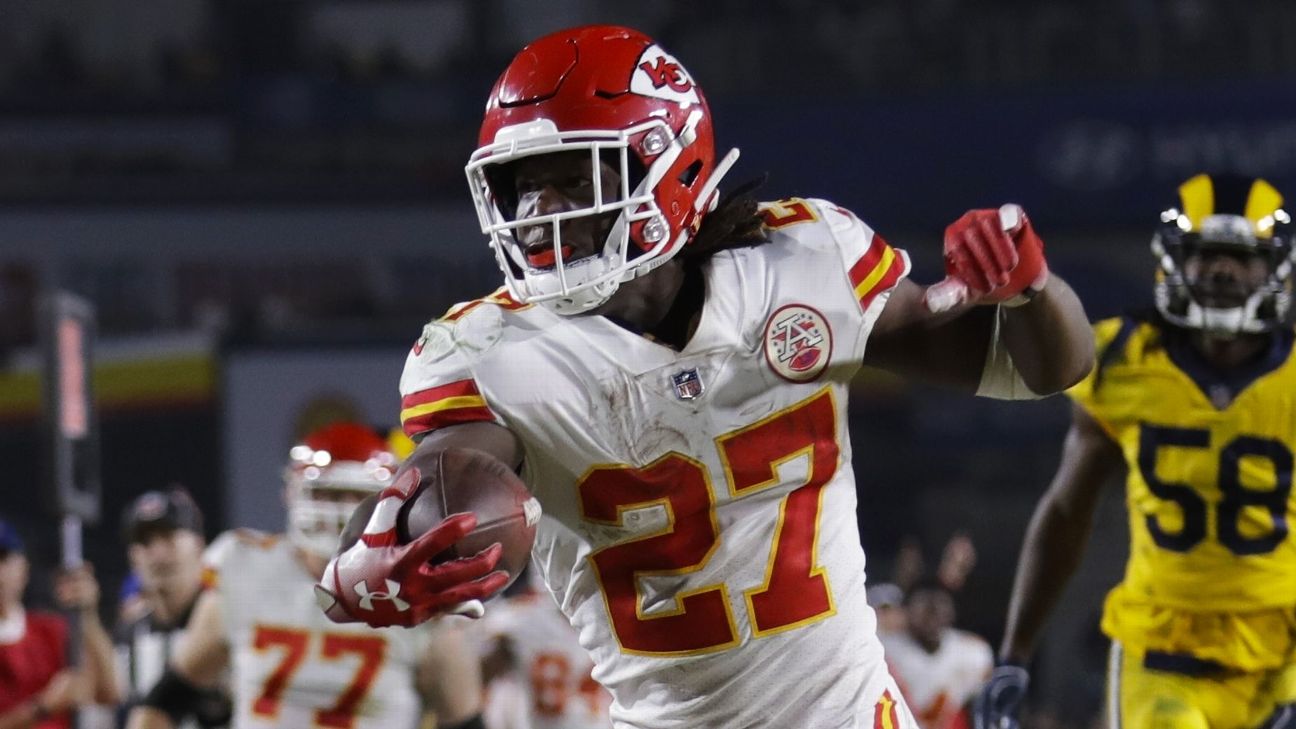 Kareem Hunt: Kansas City Chiefs RB hits, kicks woman in February video