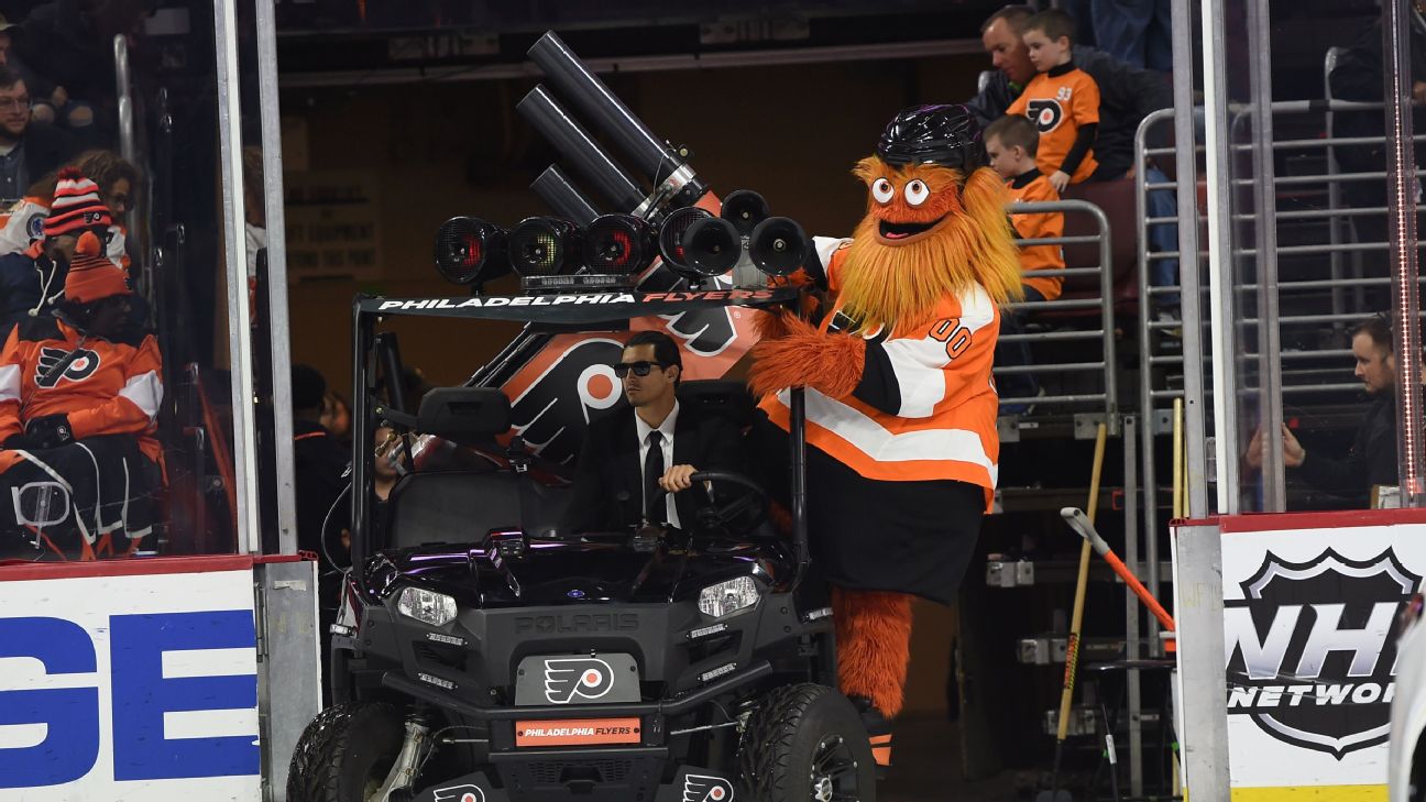 NHL - Young player who fought Philadelphia Flyers mascot Gritty is the best  player in the world of the week - ESPN