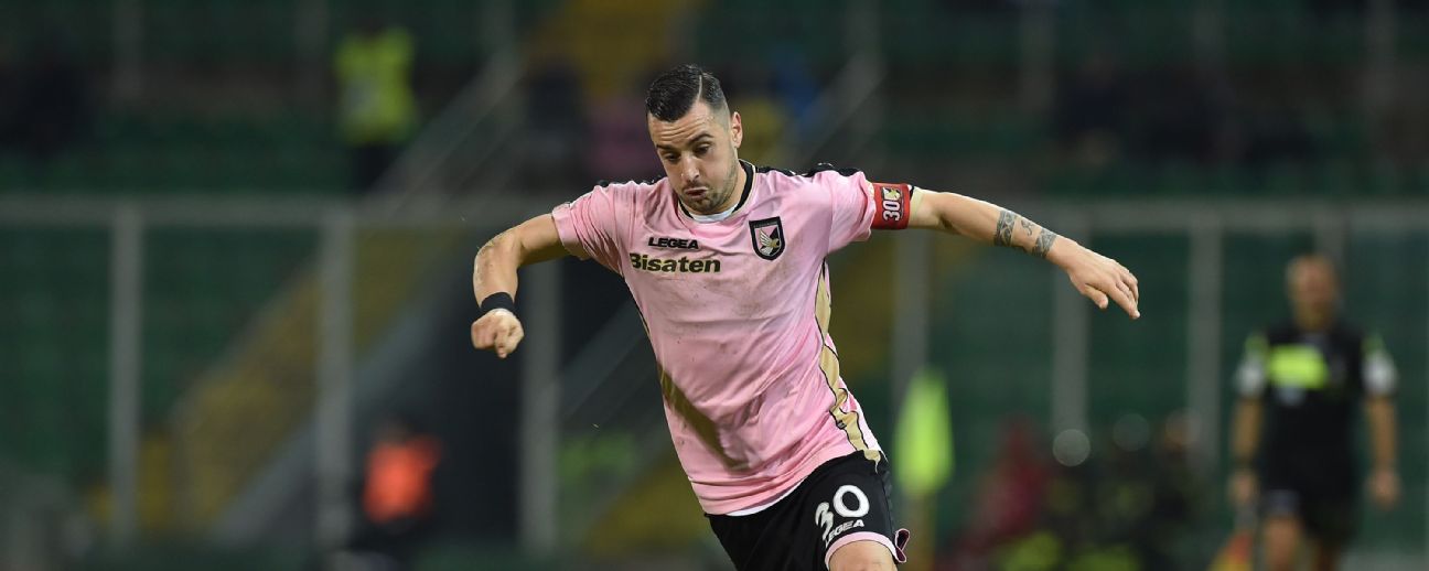 Futebol no JC: Ascoli 0 x 1 Palermo, Série B Itália, 5ª Rodada