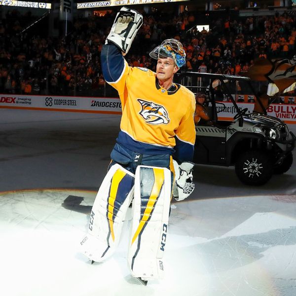 Preds' Rinne wins Clancy for leading on, off ice