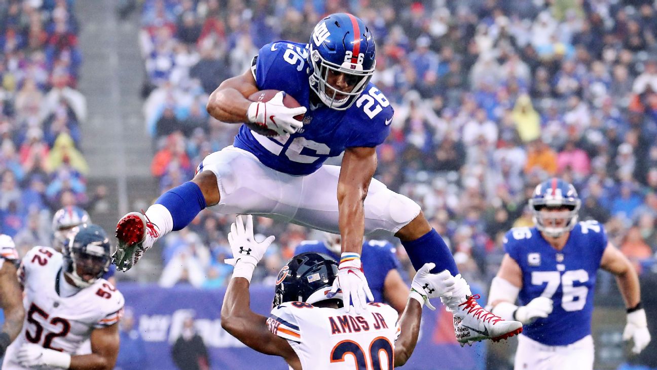 Saquon Barkley on X: Your 2018 @NFL Rookie of the Year: Saquon